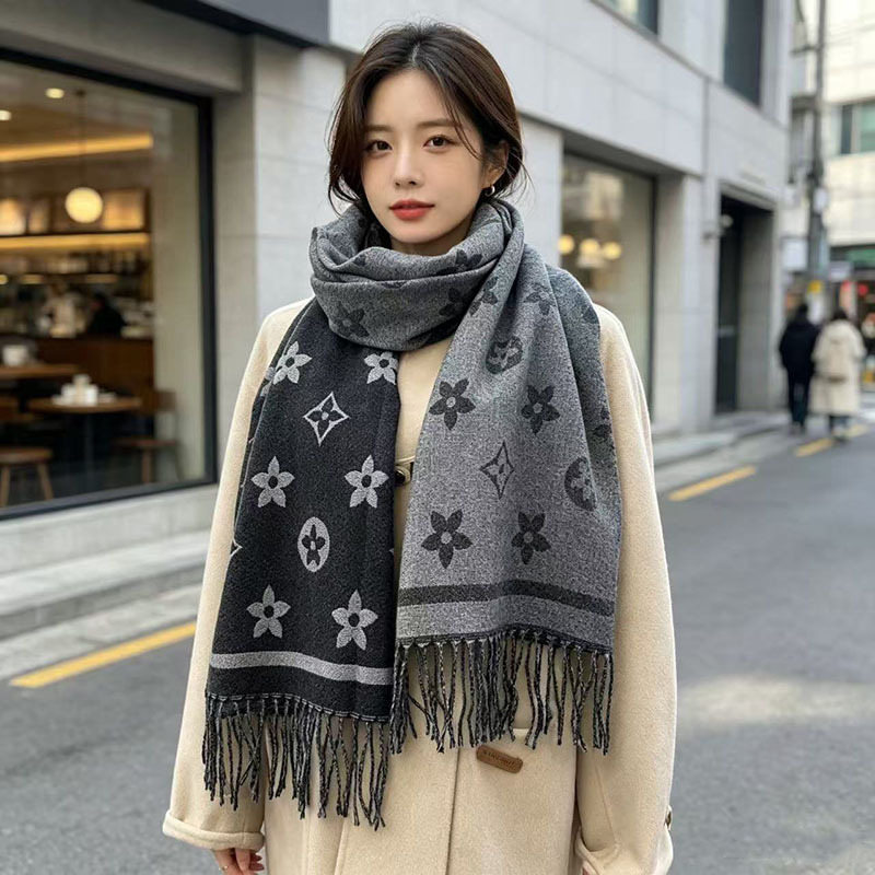 Infinity Scarf Knit - Stijlvolle dames sjaal met nationaal patroon,