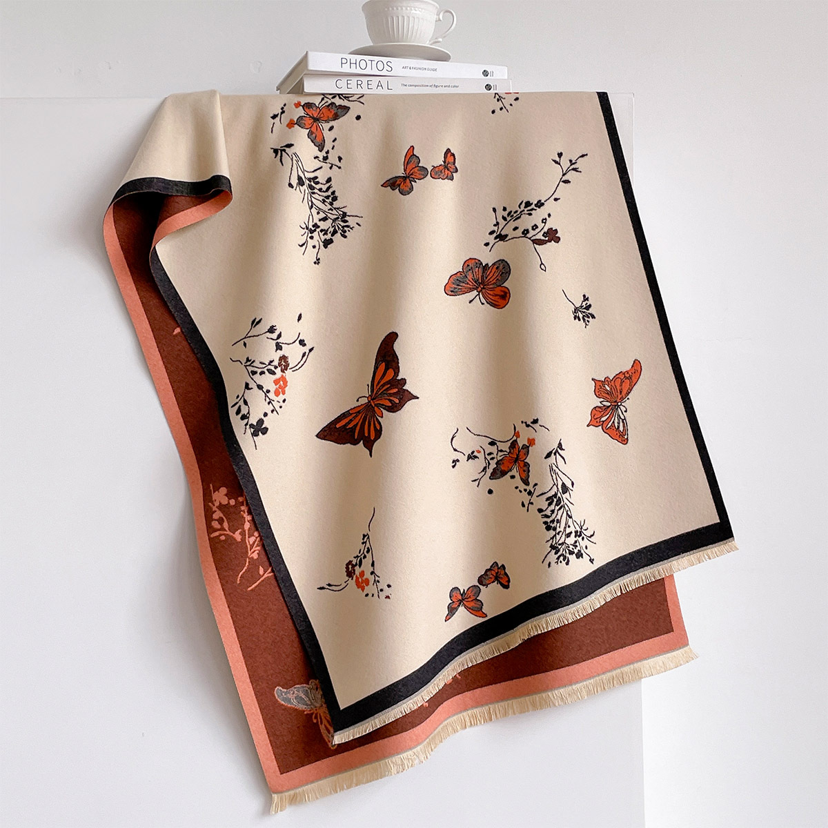 Dames imitatie kasjmier sjaal  - Woven Scarf Blanket recensie en prijs