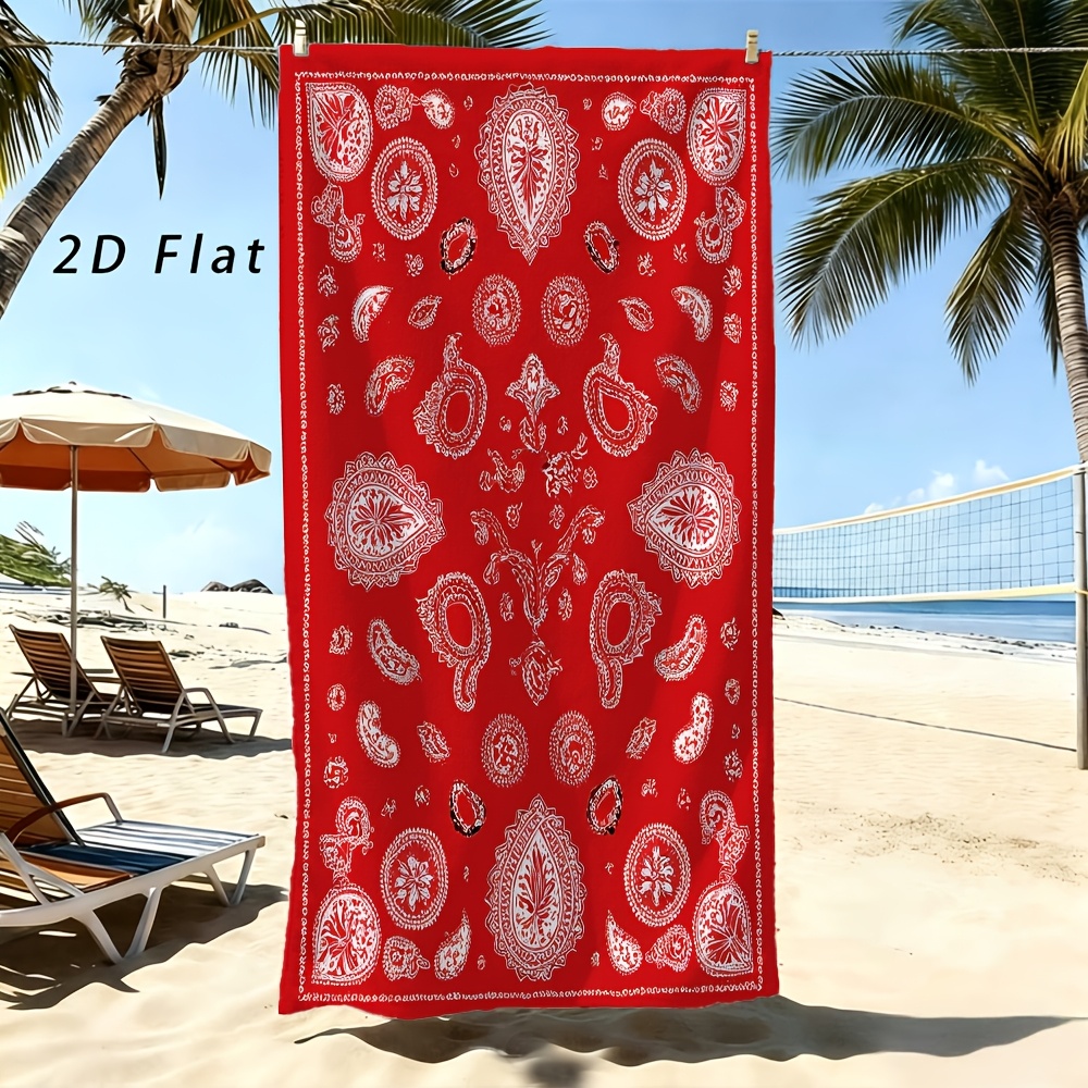 Klassieke bandana-strandhanddo - Woven Scarf Blanket recensie en prijs
