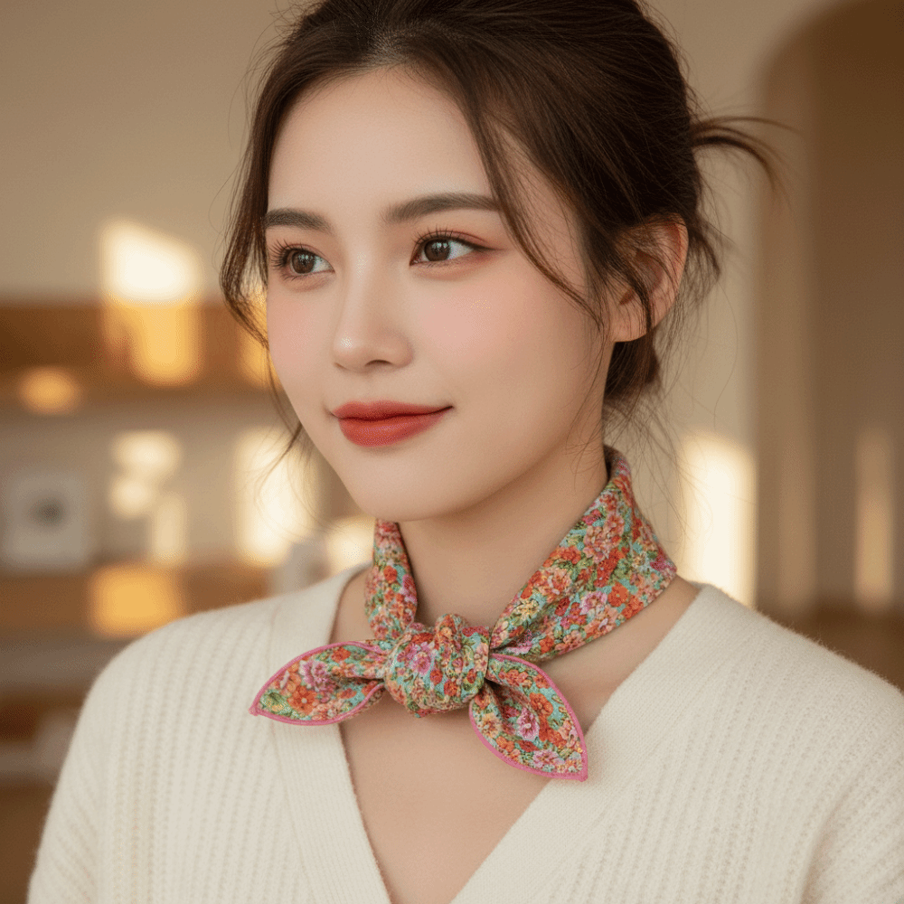 All-match bloemen kleine vierk - Scarf Silk Square recensie en prijs