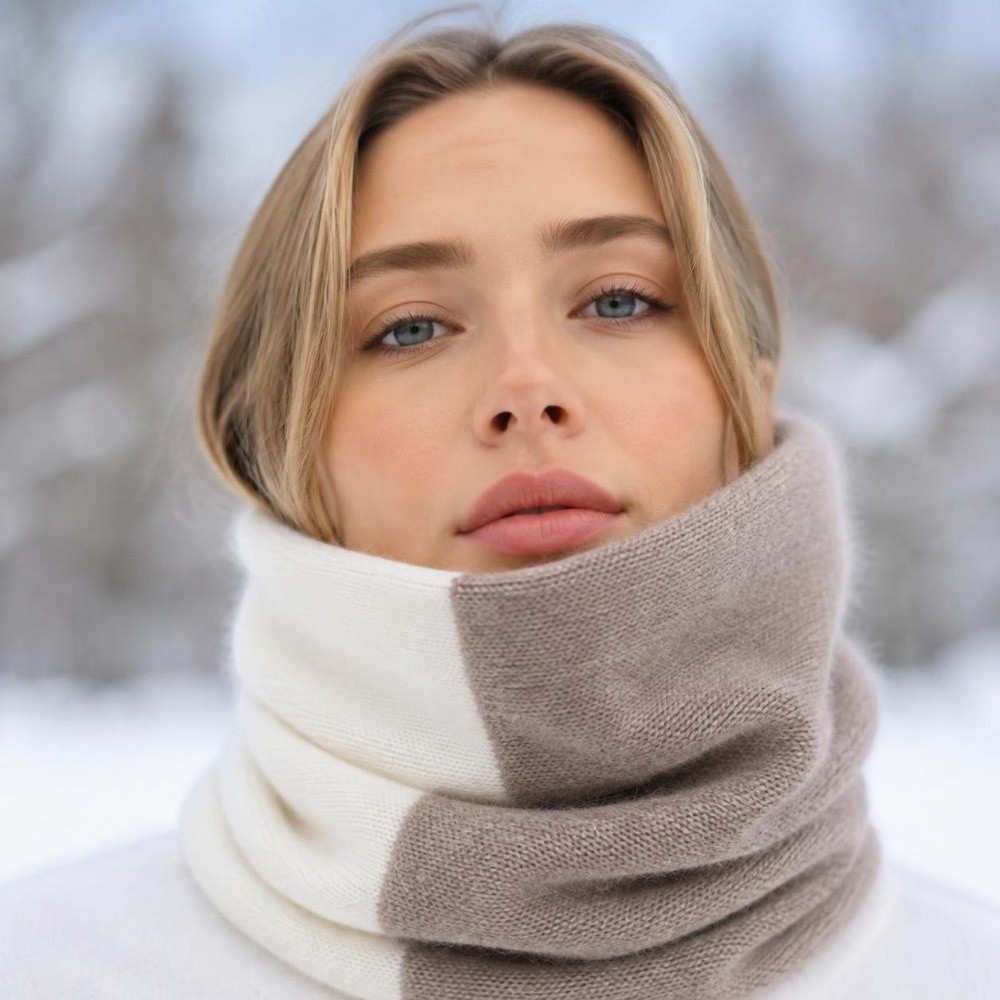 Zachte, kleurrijke, oneindige  - Infinity Scarf Knit recensie en prijs
