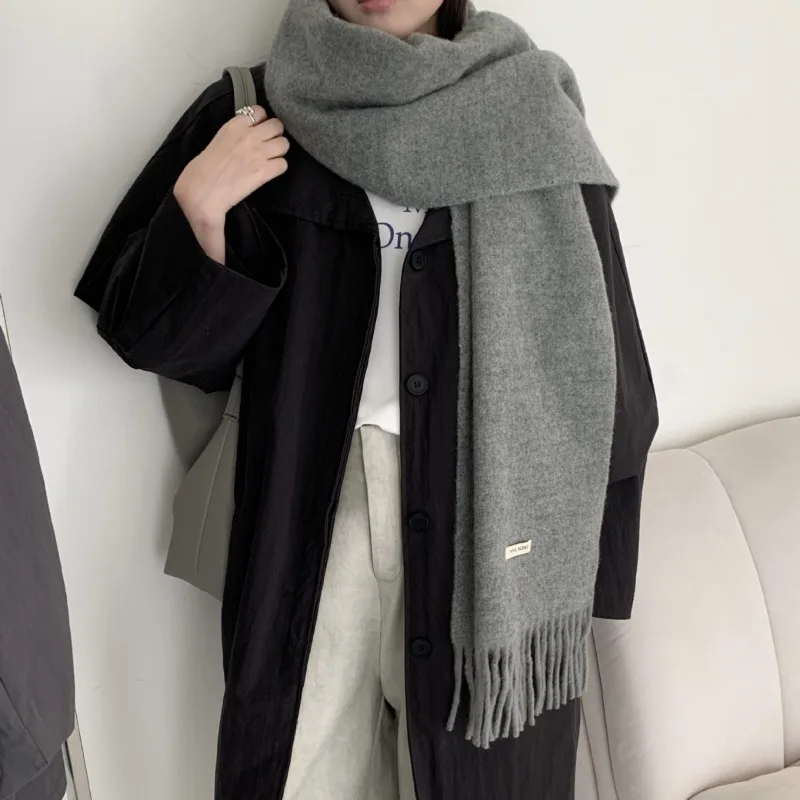 Koreaanse versie, chique effen - Muffler Men Wool recensie en prijs