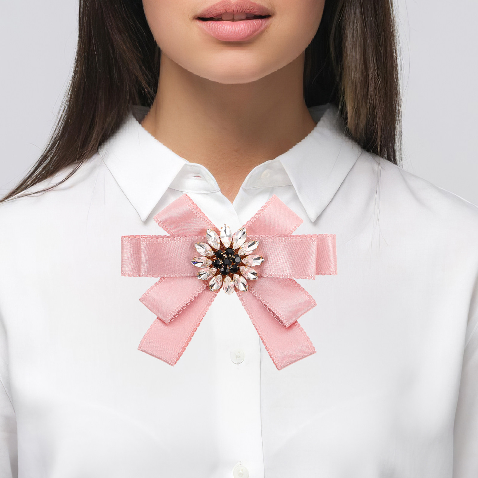 Strass strik broche, voorgekno - Bow Tie Pre Tied recensie en prijs